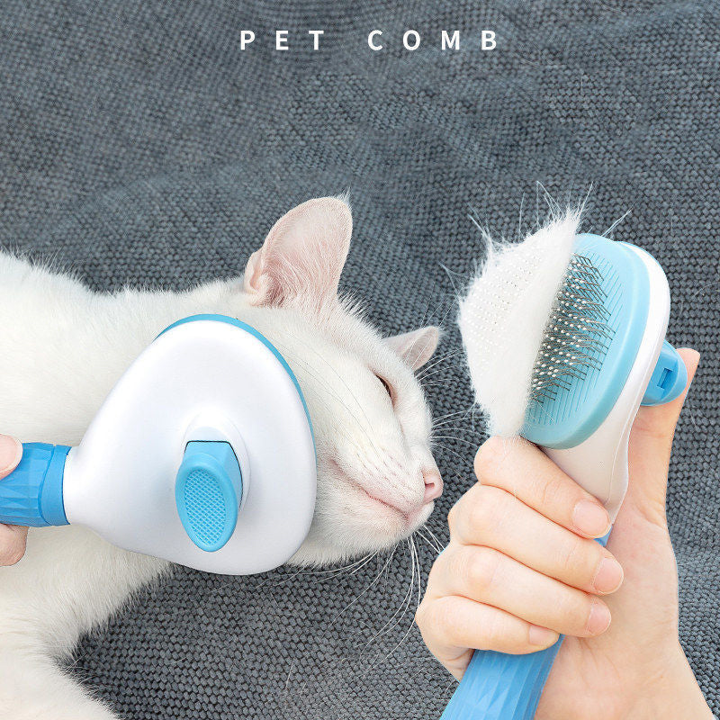 Self-Cleaning Pet Grooming Brush - Kitticus