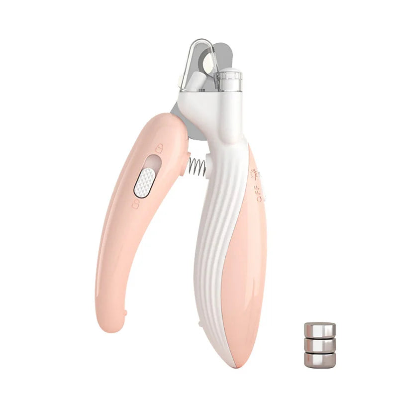 Professional Pet Nail Clippers with Led Light Pet Claw Grooming Scissors for Dogs Cats Small Animals Paw Nail Trimmer Pet Supply - Kitticus