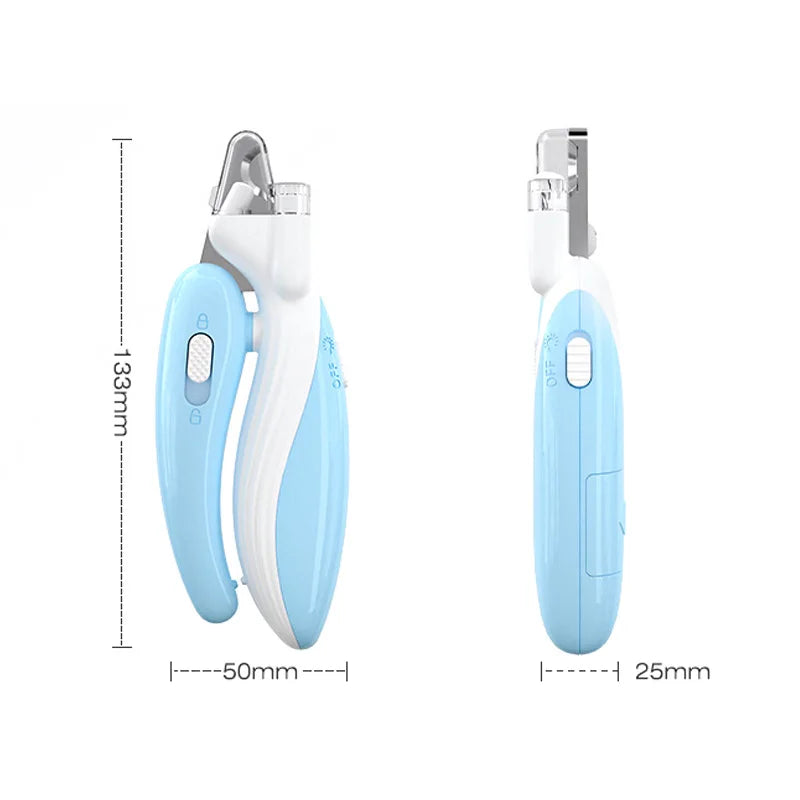 Professional Pet Nail Clippers with Led Light Pet Claw Grooming Scissors for Dogs Cats Small Animals Paw Nail Trimmer Pet Supply - Kitticus