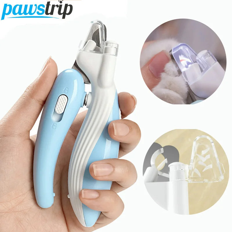 Professional Pet Nail Clippers with Led Light Pet Claw Grooming Scissors for Dogs Cats Small Animals Paw Nail Trimmer Pet Supply - Kitticus