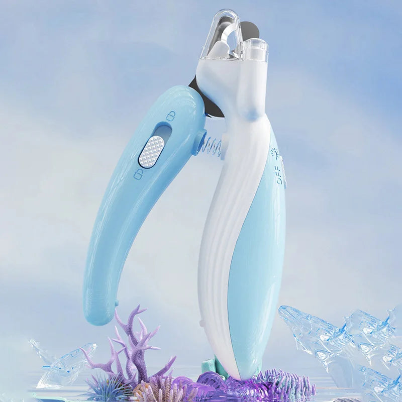 Professional Pet Nail Clippers with Led Light Pet Claw Grooming Scissors for Dogs Cats Small Animals Paw Nail Trimmer Pet Supply - Kitticus