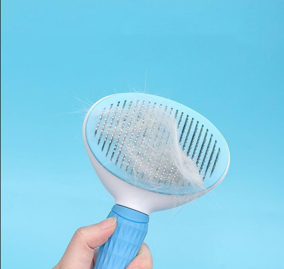 Self-Cleaning Pet Grooming Brush - Kitticus