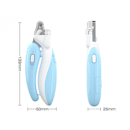 Professional Pet Nail Clippers with Led Light Pet Claw Grooming Scissors for Dogs Cats Small Animals Paw Nail Trimmer Pet Supply - Kitticus